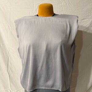 TCEC Light Gray Sleeveless Blouse